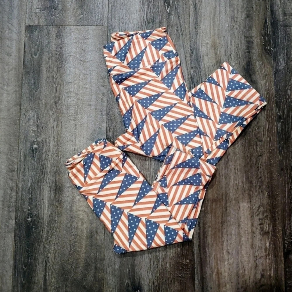 *NWOT* LulaRoe Mommy & Me American Leggings